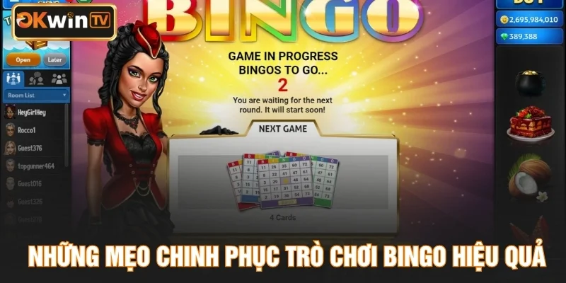 Những mẹo chinh phục trò chơi Bingo hiệu quả